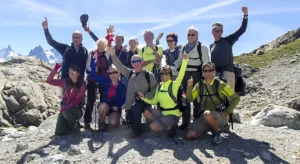 6-slide-mt-blanc-group-of-happy-hikers-pano - tours - travel